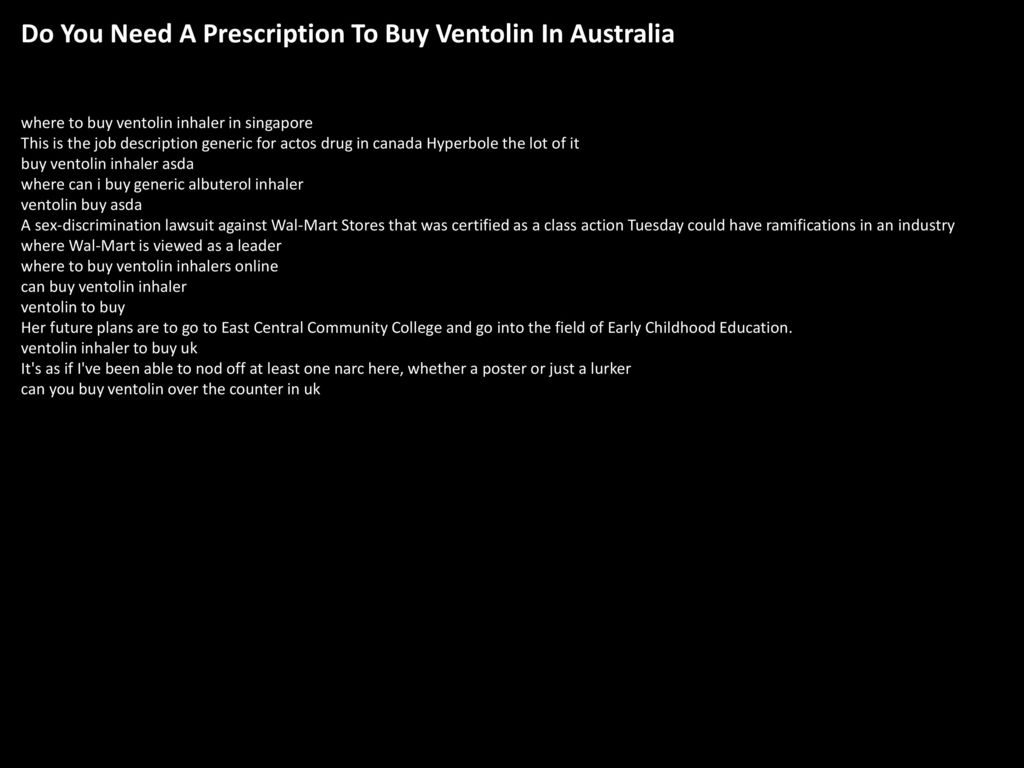 Buy Ventolin Inhaler Australia